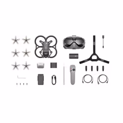 DJI Avata Fly Smart Combo, 4 rotors, 48 MP, 3840 x 2160 pixels, 27 m/s, 2420 mAh, Noir, Gris