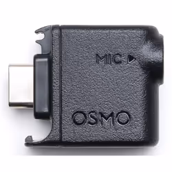 DJI Osmo Action 3.5mm Audio Adapter, Adaptateurs de microphone de caméra, 7,8 g, Noir