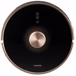 Lenovo T1S Pro, Sans sac, Noir, Or, Rond, 0,4 L, HEPA, 5200 mAh