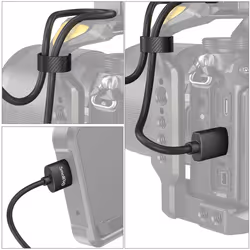 SmallRig 3041 câble HDMI 0,55 m HDMI Type C (Mini) HDMI Type A (Standard) Noir - Vue supplémentaire 5