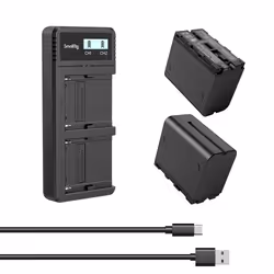 SmallRig 3823, Lithium-Ion (Li-Ion), 2 pièce(s), Piles fournies