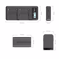 SmallRig 3823 chargeur de batterie Batterie de caméra numérique Secteur - Vue supplémentaire 4