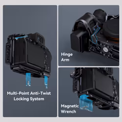 SmallRig 3710 étui pour caméra 1/4, 3/8" Noir - Vue supplémentaire 2