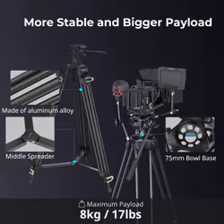 SmallRig 3751B trépied Caméscope portable 3 pieds Noir - Vue supplémentaire 7