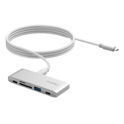 SmallRig 4746 lecteur de carte mémoire USB 3.2 Gen 2 (3.1 Gen 2) Type-C Interne Argent, Blanc