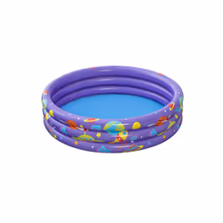 Bestway Piscine à balles Intergalactic Surprise avec 50 balles de jeu, Piscine hors sol, Rond, 2 an(s), Bleu, Violet