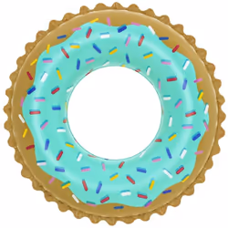 Bestway Bouée Sweet Donut, Gris, Jaune, Bouée, Motif, 10 an(s), Garçon/Fille, 770 mm