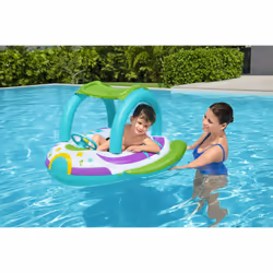 Bestway Bateau gonflable pour bébé Space Splash avec pare-soleil - Vue supplémentaire 16