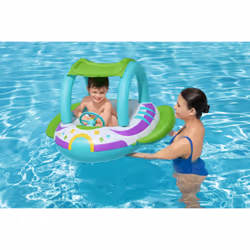 Bestway Bateau gonflable pour bébé Space Splash avec pare-soleil - Vue supplémentaire 19