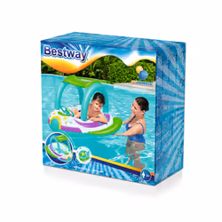 Bestway Bateau gonflable pour bébé Space Splash avec pare-soleil - Vue supplémentaire 22