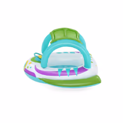 Bestway Bateau gonflable pour bébé Space Splash avec pare-soleil - Vue supplémentaire 6