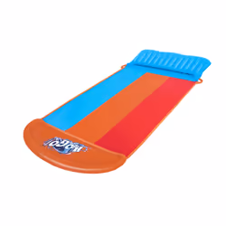 Bestway H2OGO! Tapis glissant 3 pistes Tsunami Splash Ramp 4,88 m, Toboggan aquatique de jardin, 3 an(s), 4720 mm, 3,63 kg