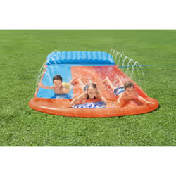 Bestway H2OGO! Tapis glissant 3 pistes Tsunami Splash Ramp 4,88 m - Vue supplémentaire 18