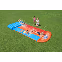 Bestway H2OGO! Tapis glissant 3 pistes Tsunami Splash Ramp 4,88 m - Vue supplémentaire 6