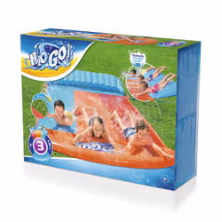 Bestway H2OGO! Tapis glissant 3 pistes Tsunami Splash Ramp 4,88 m - Vue supplémentaire 8