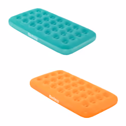 Bestway Lit gonflable pour enfants DrowsyDreamer avec pompe à main manuelle, Matelas une personne, Rectangle, Intérieure