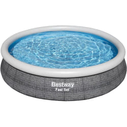 Piscine hors sol Fast SetTM - Ronde - 366 x 76 cm- Pompe et cartouche de filtration - Bestway