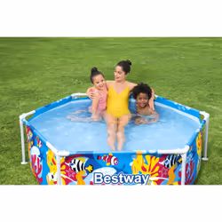 Bestway Steel Pro Piscine hors sol ronde Splash-in-Shade UV Careful 1,83 m x 51 cm - Vue supplémentaire 7