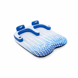 Bestway Hydro-Force Matelas de piscine 2 places Indigo Wave 1,83 m, Bleu, Blanc, Fauteuil flottant, Motif, Homme/femme, 180 k ...