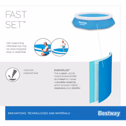 Bestway Fast Set Kit piscine gonflable ronde 3,05 m x 66 cm - Vue supplémentaire 15