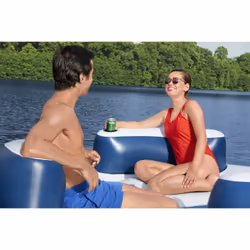 Bestway Hydro-Force Salon flottant 4 personnes Lazy Dayz 2,39 m - Vue supplémentaire 8