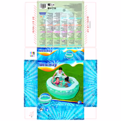 Bestway Piscine gonflable pour enfants Sparkle Shell 1,5 m - Vue supplémentaire 21