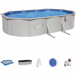 Cet été promet d'être l'un des plus joyeux pour votre famille avec le kit de piscine avec parois en acier Bestway® Hydrium™ d ...