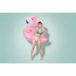 Bestway Bouée XXL à chevaucher Flamant Rose - Vue supplémentaire 10