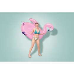 Bestway Bouée XXL à chevaucher Flamant Rose - Vue supplémentaire 11