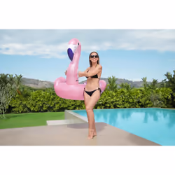 Bestway Bouée XXL à chevaucher Flamant Rose - Vue supplémentaire 12