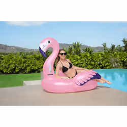 Bestway Bouée XXL à chevaucher Flamant Rose - Vue supplémentaire 15