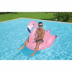 Bestway Bouée XXL à chevaucher Flamant Rose - Vue supplémentaire 18