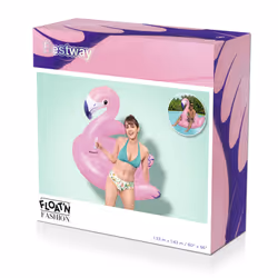 Bestway Bouée XXL à chevaucher Flamant Rose - Vue supplémentaire 22