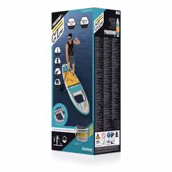 Bestway Hydro-Force Kit paddle SUP gonflable Panorama avec hublot 28 cm - Vue supplémentaire 11