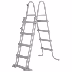 Bestway Echelle de Piscine, Echelle, Bleu, Blanc, Métal, Plastique, 1220 mm, 11,6 kg, 1 pièce(s)