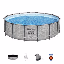 Bestway Steel Pro MAX Kit Piscine hors sol ronde 4,88 m x 1,22 m - Vue supplémentaire 8