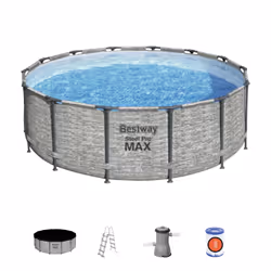 Bestway Steel Pro MAX Piscine hors sol ronde 3,66 m x 1 m - Vue supplémentaire 27