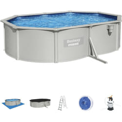 Bestway - Piscine acier hors sol ovale Hydrium 500 x 360 x 120 cm