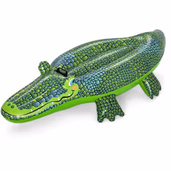 Bestway Bouée à chevaucher crocodile Buddy Croc, Vert, Bouée à chevaucher, Motif, 3 an(s), Garçon/Fille, 1 personne(s)