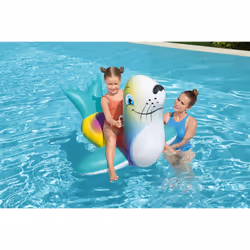 Bestway Bouée à chevaucher phoque Flash n' Splash pour enfant - Vue supplémentaire 12