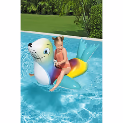 Bestway Bouée à chevaucher phoque Flash n' Splash pour enfant - Vue supplémentaire 15
