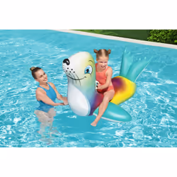 Bestway Bouée à chevaucher phoque Flash n' Splash pour enfant - Vue supplémentaire 19
