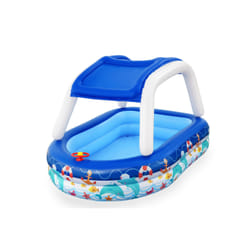 Bestway Piscine familiale gonflable Sea Captain avec parasol UV Careful