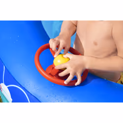Bestway Piscine familiale gonflable Sea Captain avec parasol UV Careful - Vue supplémentaire 15