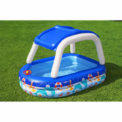 Bestway Piscine familiale gonflable Sea Captain avec parasol UV Careful - Vue supplémentaire 21