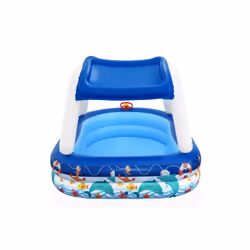 Bestway Piscine familiale gonflable Sea Captain avec parasol UV Careful - Vue supplémentaire 3