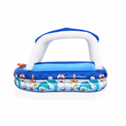 Bestway Piscine familiale gonflable Sea Captain avec parasol UV Careful - Vue supplémentaire 5