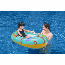 Bestway Bateau gonflable pour bébé Happy Crustacean 1,19 m - Vue supplémentaire 10