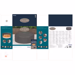 Bestway SaluSpa Housse thermique ronde EnergySense 1,80 m x 66 cm - Vue supplémentaire 9