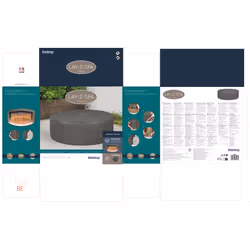 Bestway Lay-Z-Spa Housse thermique ronde EnergySense 1,96 m x 71 cm - Vue supplémentaire 9